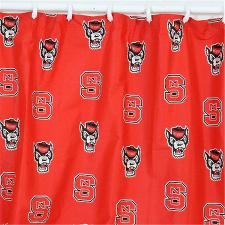 COLLEGE COVERS College Covers NCSSC NC State Printed Shower Curtain Cover 70 in. X 72 in. NCSSC